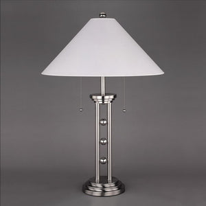 4L Chrome Table Lamp
